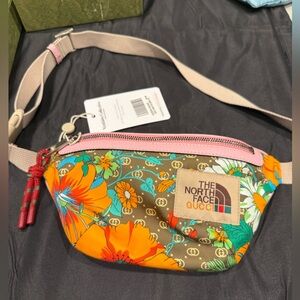 The North Face x Gucci Collaboration Floral Belt Bag